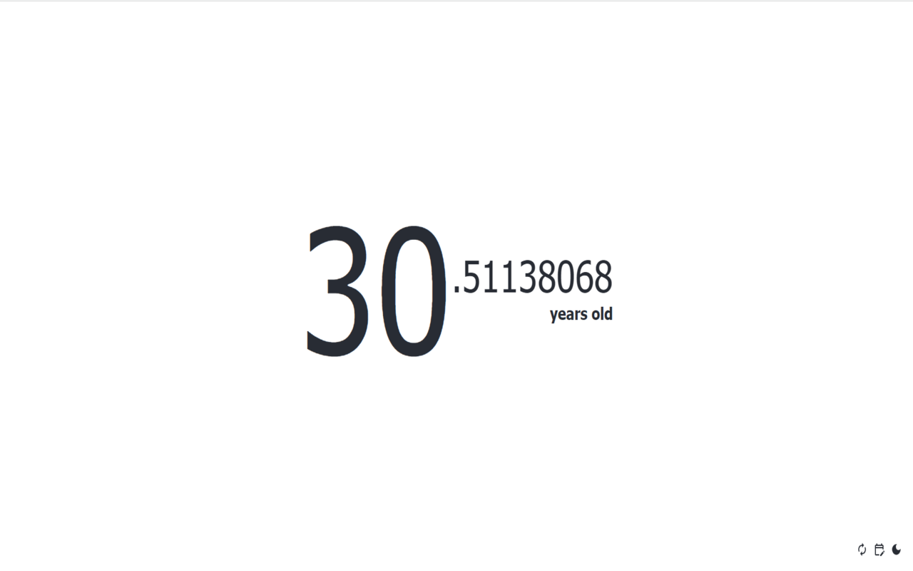 Age Counter MeaVana chrome谷歌浏览器插件_扩展第3张截图