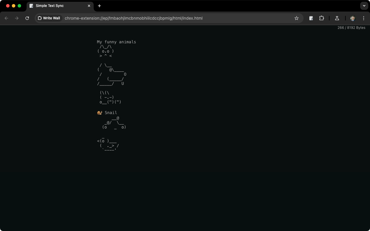 Write Wall chrome谷歌浏览器插件_扩展第2张截图