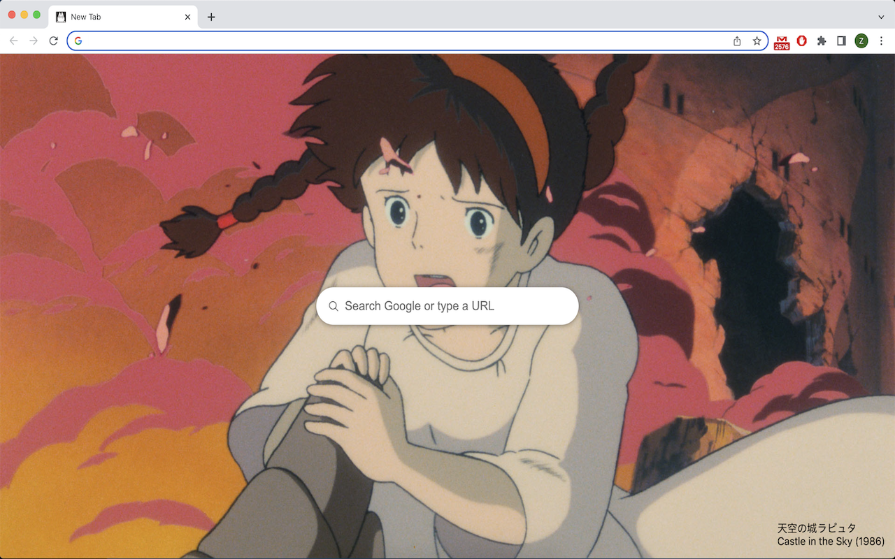 Studio Ghibli New Tab chrome谷歌浏览器插件_扩展第2张截图