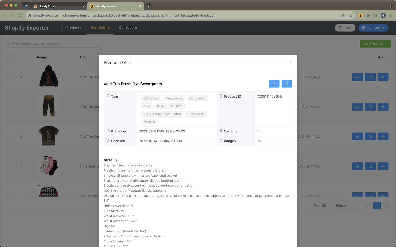 Shopify Exporter chrome谷歌浏览器插件_扩展第5张截图