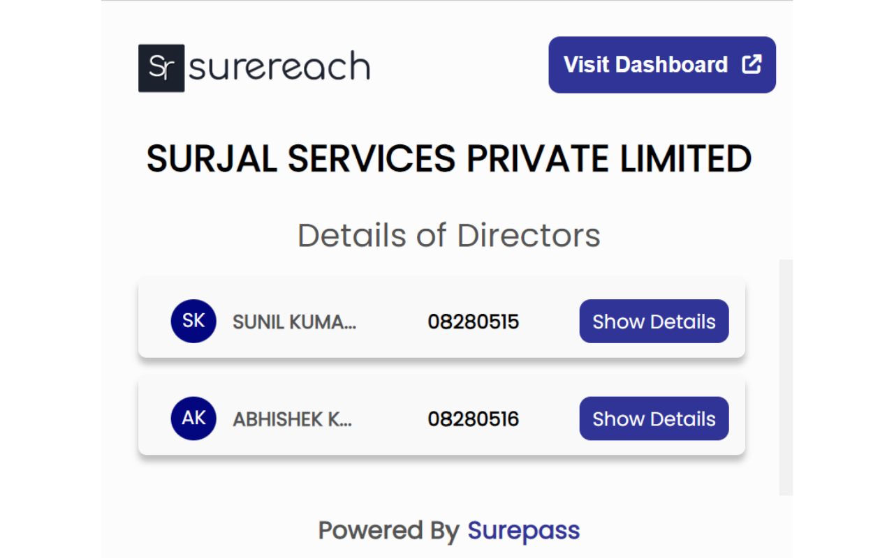 Surereach: Find verified Mobile No. & Emails chrome谷歌浏览器插件_扩展第1张截图