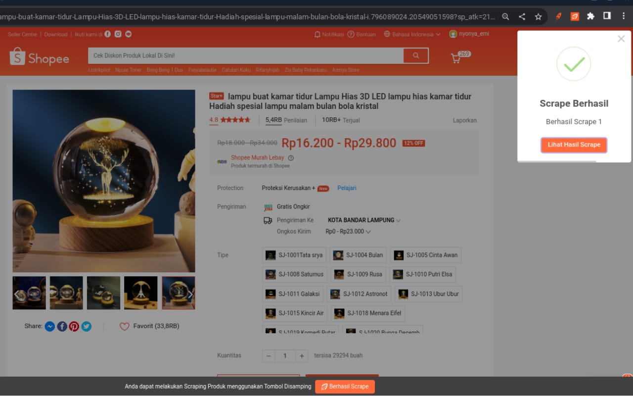 Free Marketplace Scraper by Komplace chrome谷歌浏览器插件_扩展第3张截图