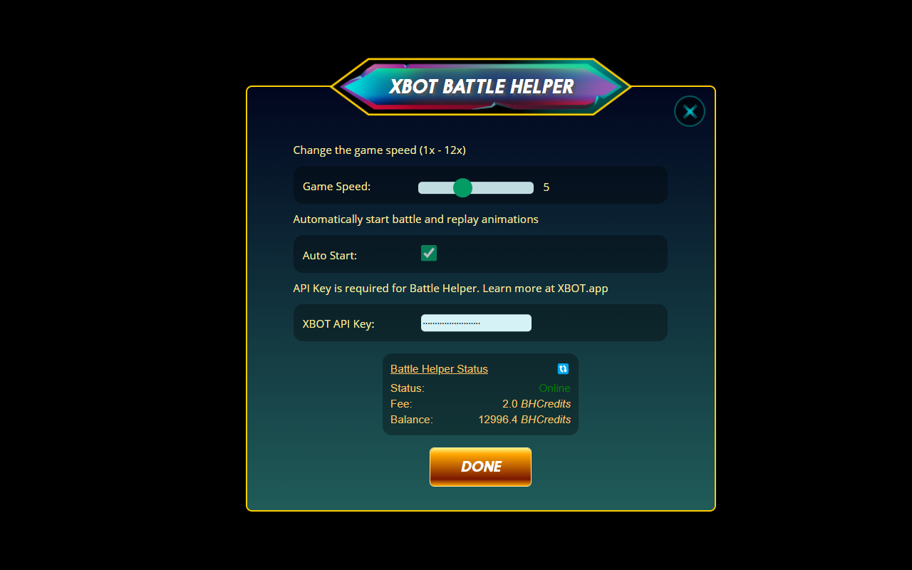 XBOT Helper for Splinterlands chrome谷歌浏览器插件_扩展第3张截图