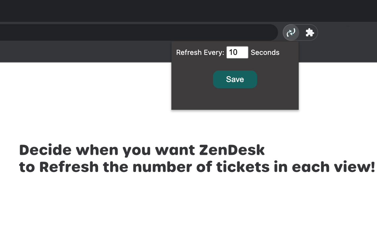 Zendesk Refresher chrome谷歌浏览器插件_扩展第1张截图