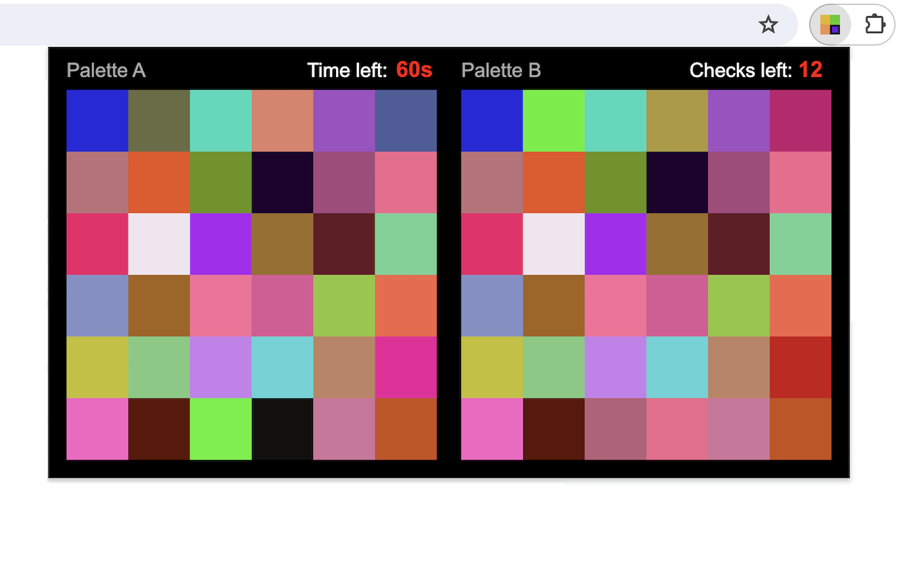 Color Challenge Game chrome谷歌浏览器插件_扩展第3张截图
