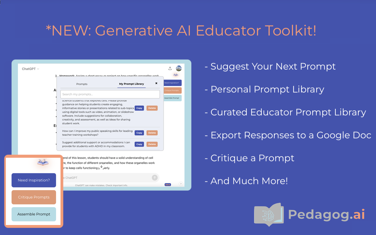 Pedagog.ai: AI Tools for Teachers chrome谷歌浏览器插件_扩展第2张截图
