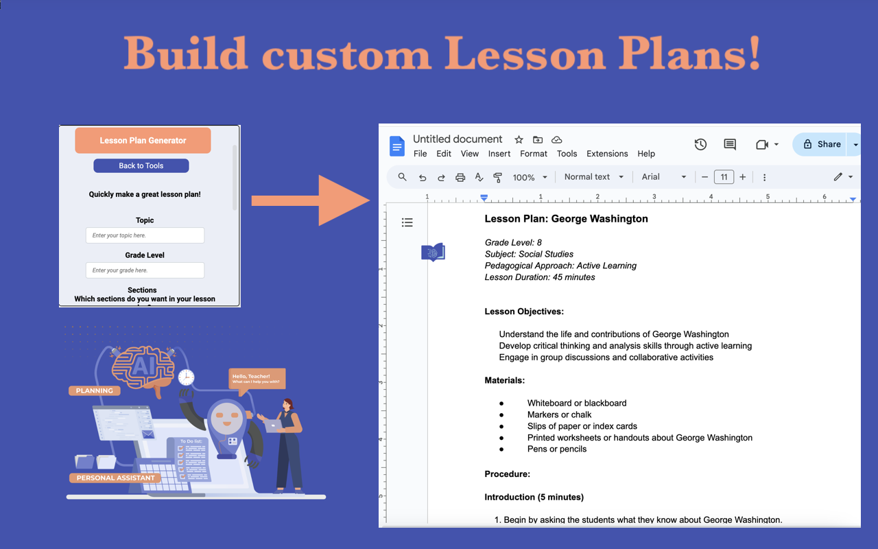 Pedagog.ai: AI Tools for Teachers chrome谷歌浏览器插件_扩展第3张截图