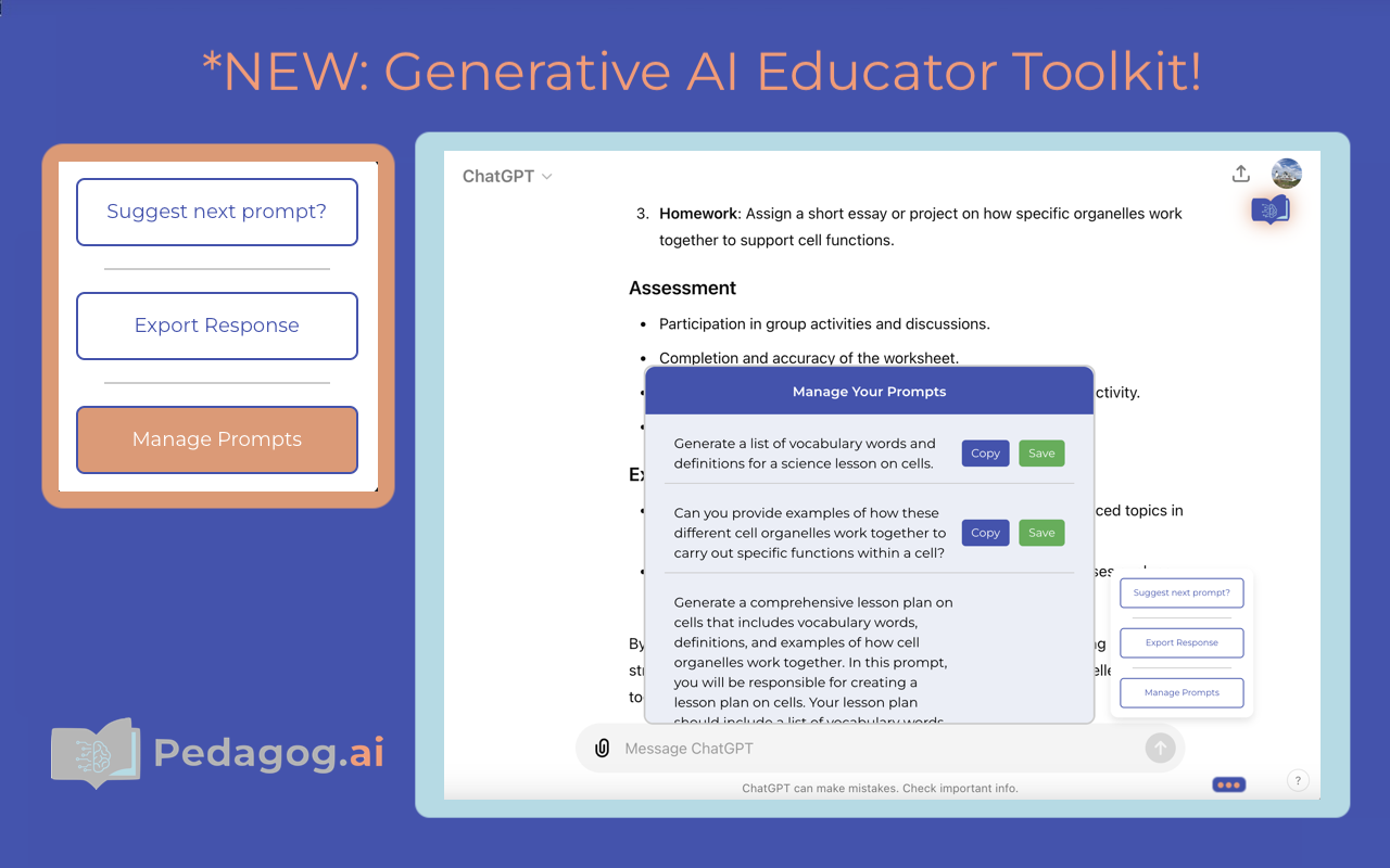 Pedagog.ai: AI Tools for Teachers chrome谷歌浏览器插件_扩展第4张截图