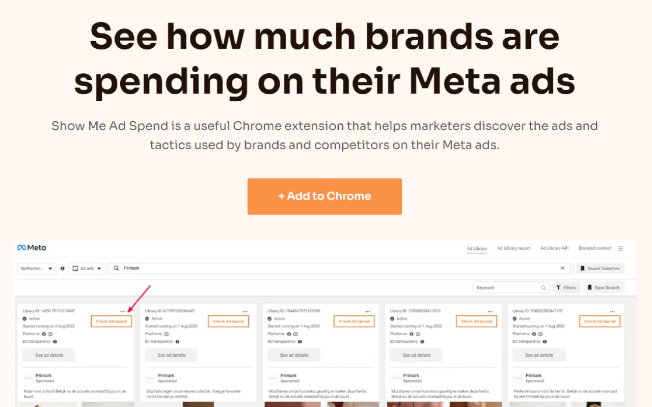 Show Me Ad Spend chrome谷歌浏览器插件_扩展第3张截图
