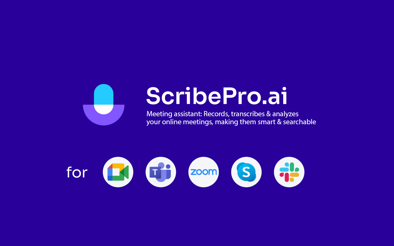 ScribePro.ai: Meeting assistant chrome谷歌浏览器插件_扩展第1张截图
