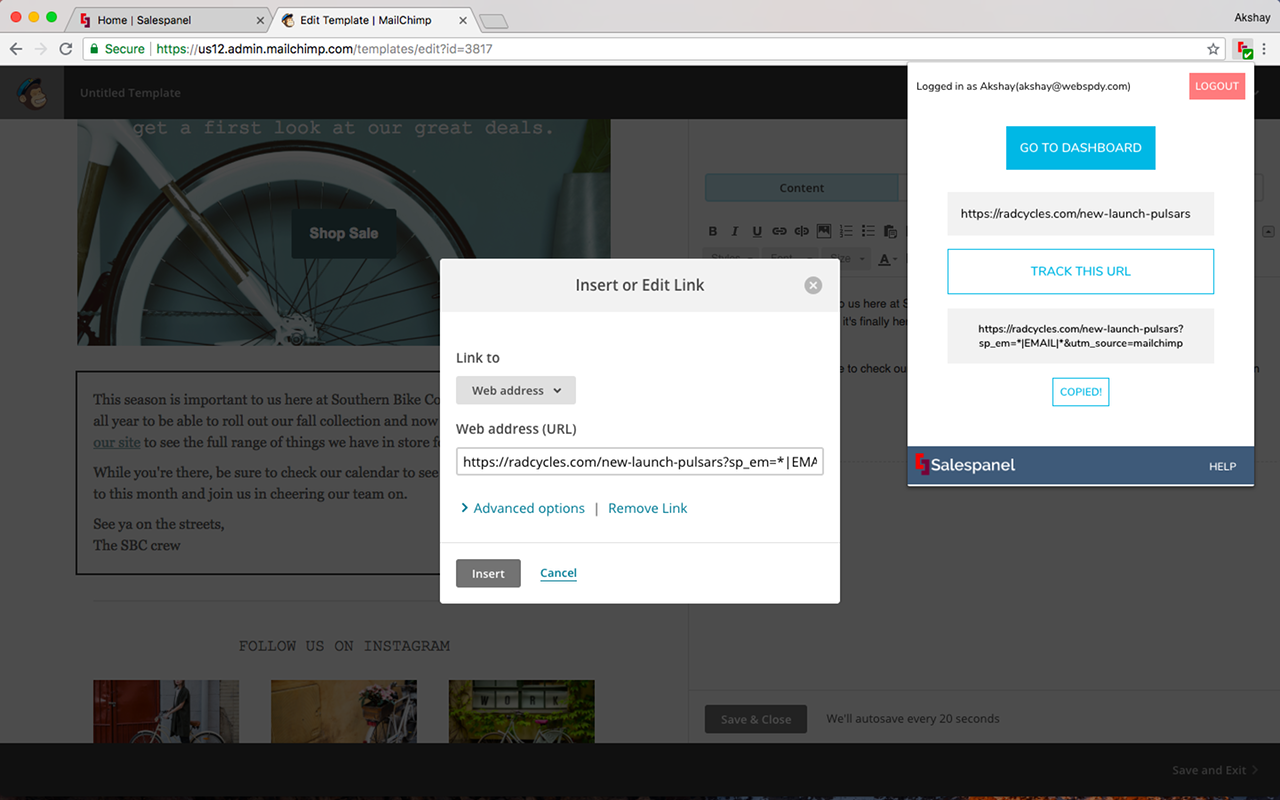 Salespanel chrome谷歌浏览器插件_扩展第2张截图