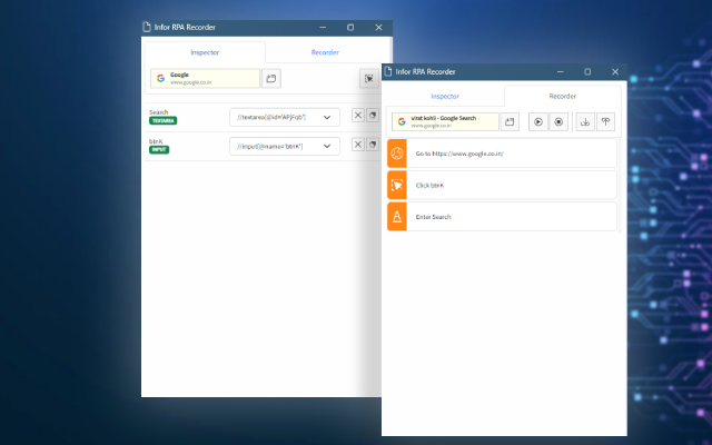 Infor-RPA Recorder & Inspector chrome谷歌浏览器插件_扩展第1张截图