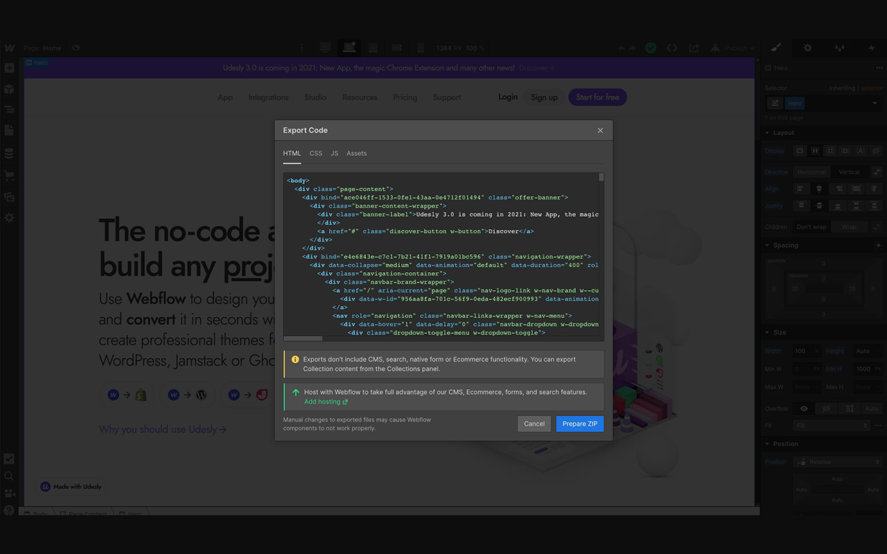Udesly Template Configurator chrome谷歌浏览器插件_扩展第1张截图