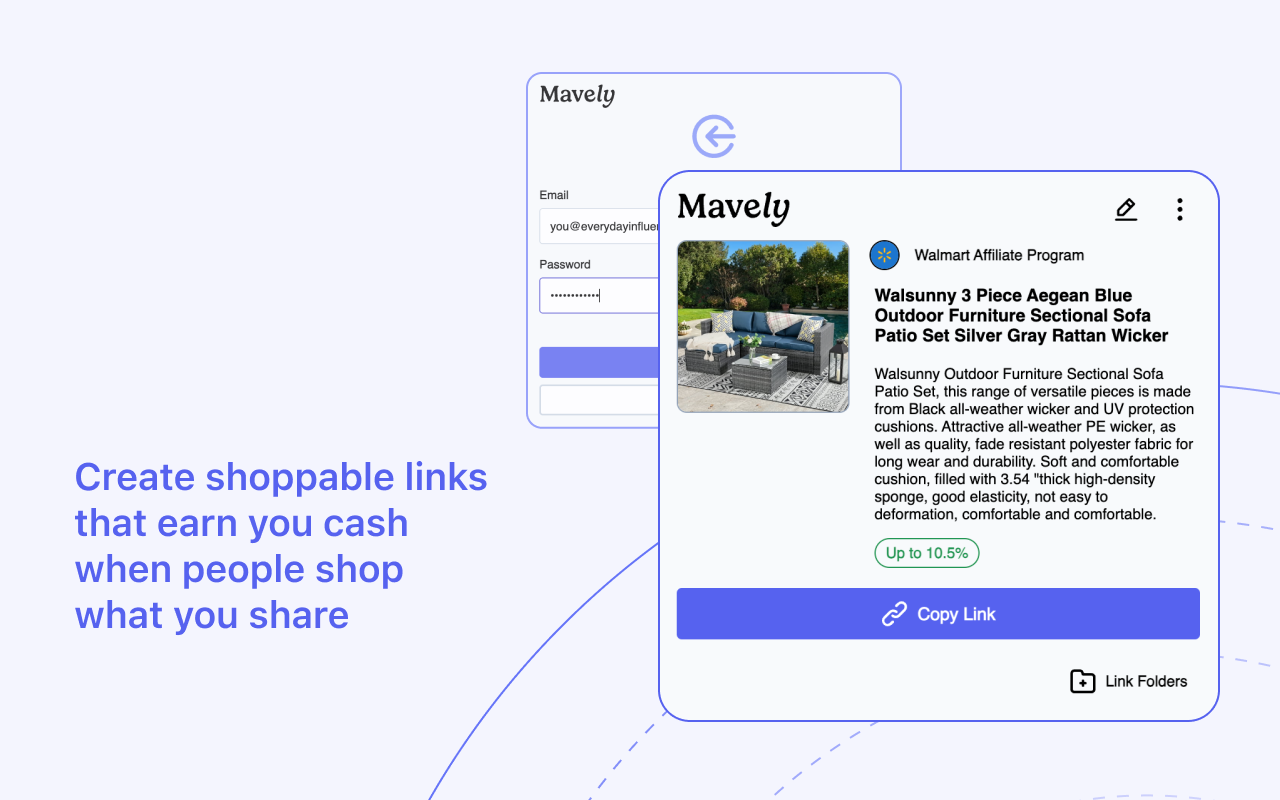 Mavely Link Creator chrome谷歌浏览器插件_扩展第3张截图