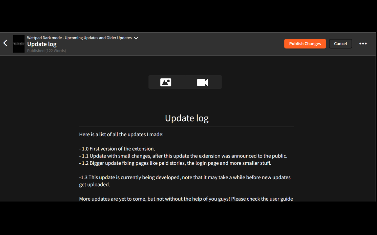Wattpad Dark Mode chrome谷歌浏览器插件_扩展第4张截图