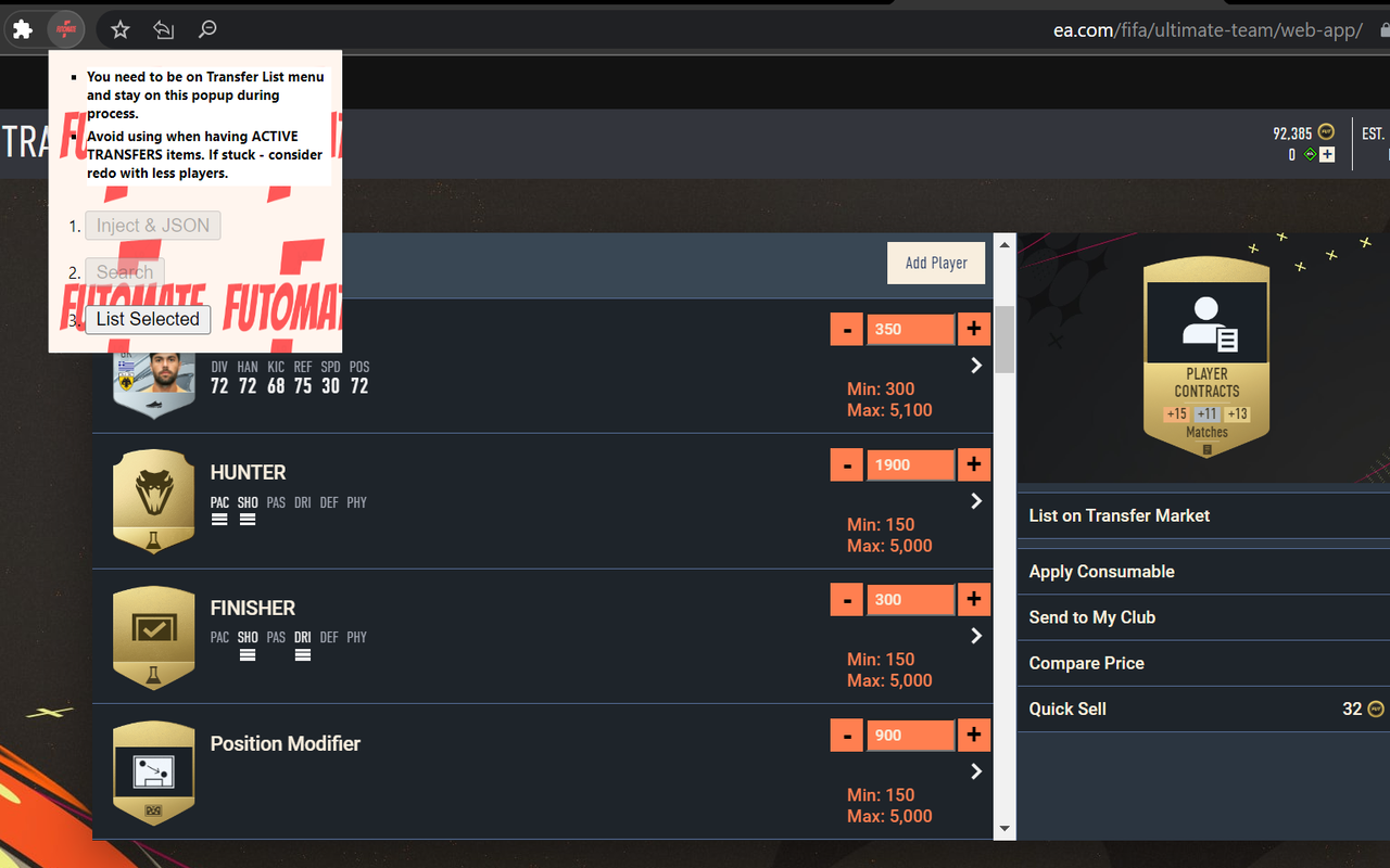 FUTOMATE chrome谷歌浏览器插件_扩展第2张截图