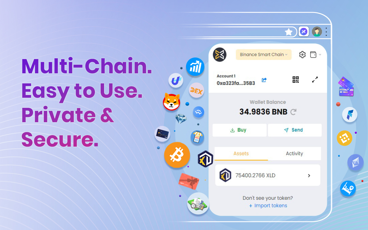 XcelPay Wallet chrome谷歌浏览器插件_扩展第1张截图