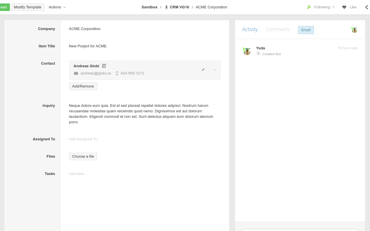 GlobiMail for Podio chrome谷歌浏览器插件_扩展第3张截图