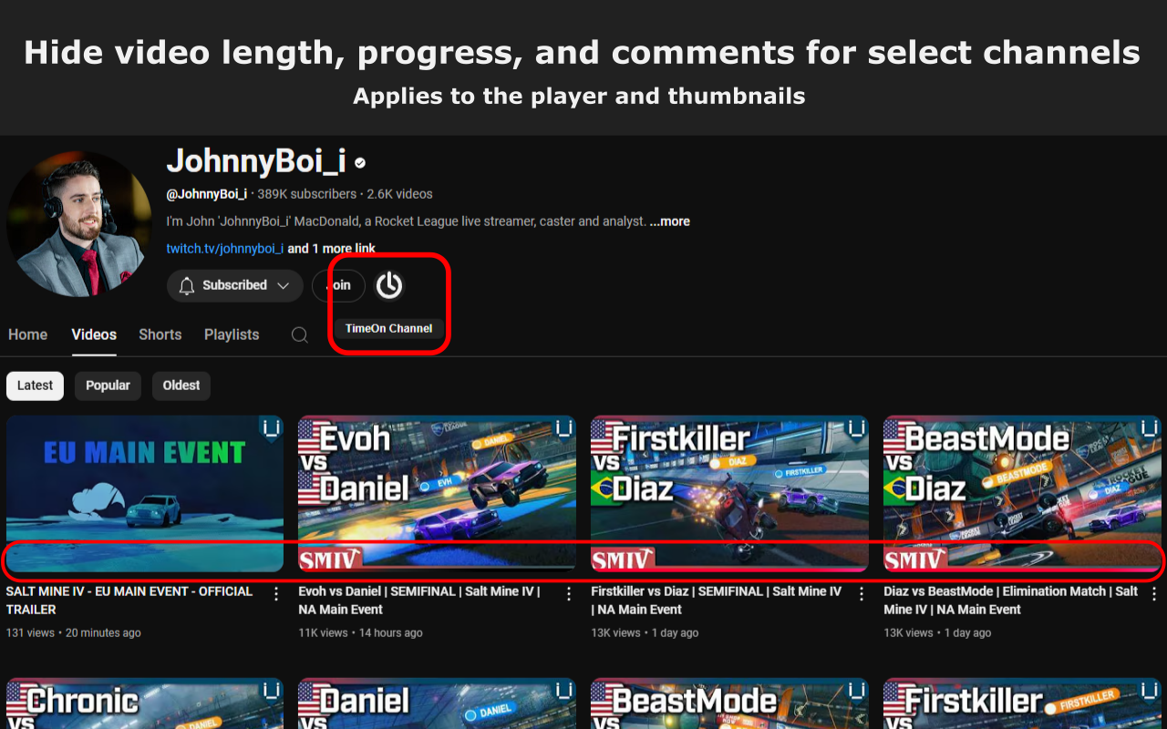 TimeOff YouTube chrome谷歌浏览器插件_扩展第1张截图