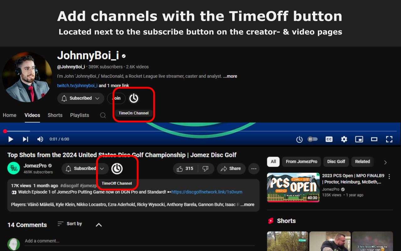 TimeOff YouTube chrome谷歌浏览器插件_扩展第2张截图