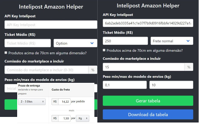 Intelipost: Conversor Amazon Marketplace chrome谷歌浏览器插件_扩展第1张截图