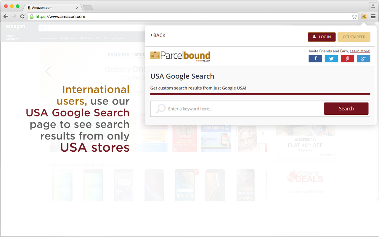 Parcelbound: Personal Shopper chrome谷歌浏览器插件_扩展第2张截图