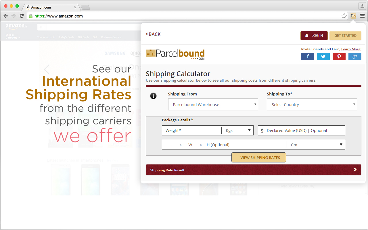 Parcelbound: Personal Shopper chrome谷歌浏览器插件_扩展第4张截图