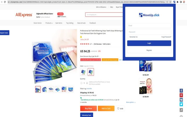 MoveUp chrome谷歌浏览器插件_扩展第1张截图