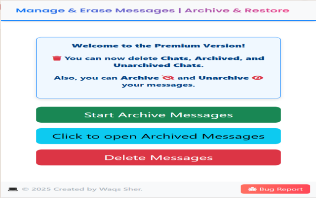 Delete Facebook message Quickly chrome谷歌浏览器插件_扩展第1张截图
