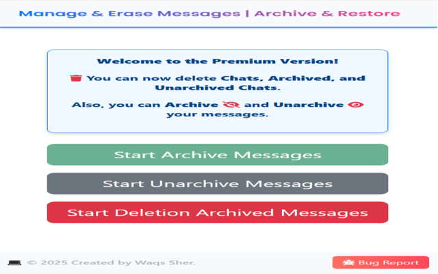 Delete Facebook message Quickly chrome谷歌浏览器插件_扩展第2张截图