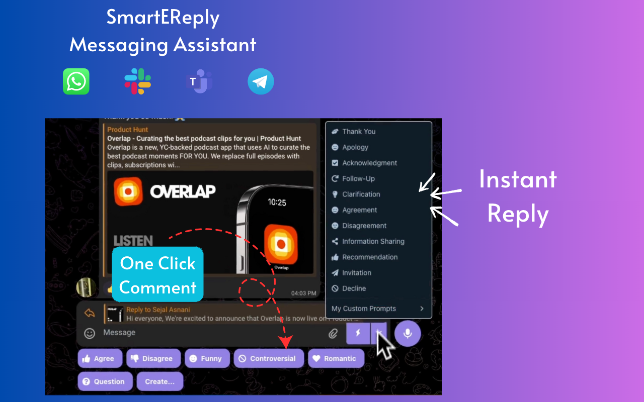SmartEReply chrome谷歌浏览器插件_扩展第5张截图