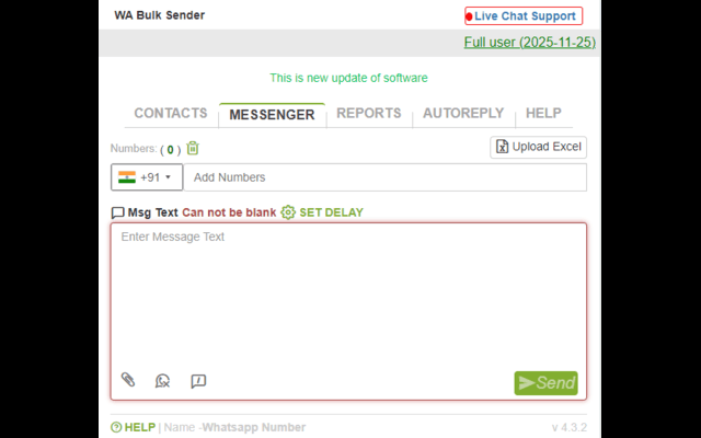 Bulk Sender Plus chrome谷歌浏览器插件_扩展第1张截图