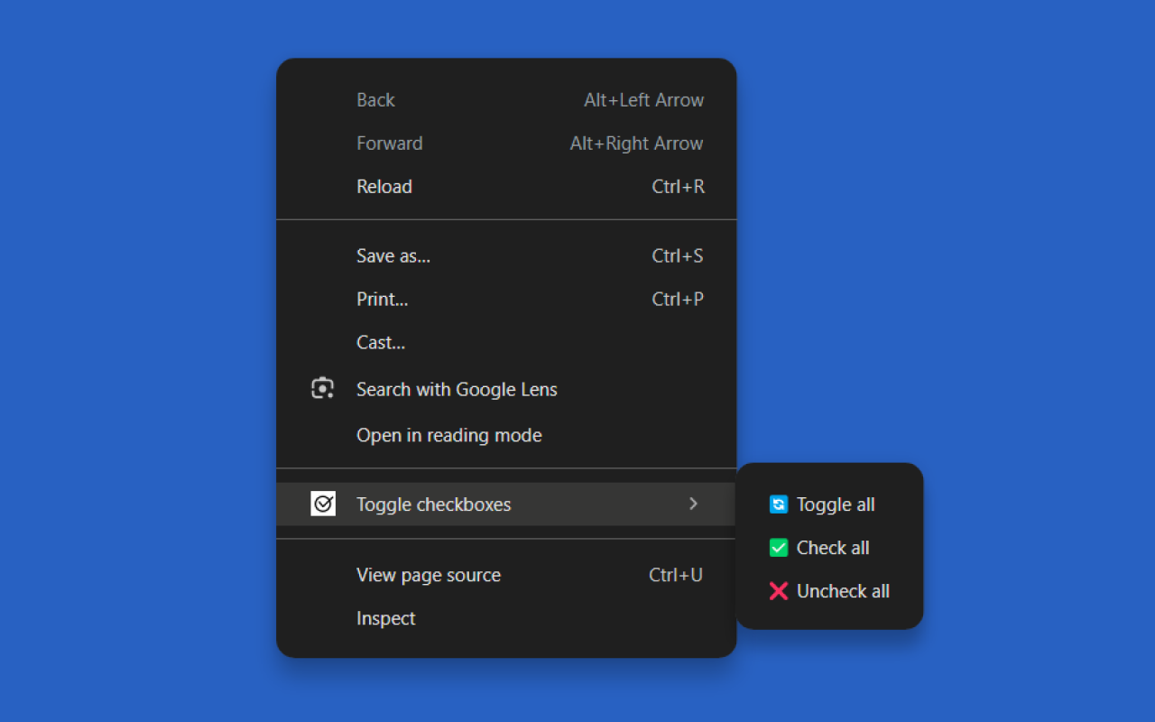 Toggle checkboxes chrome谷歌浏览器插件_扩展第1张截图