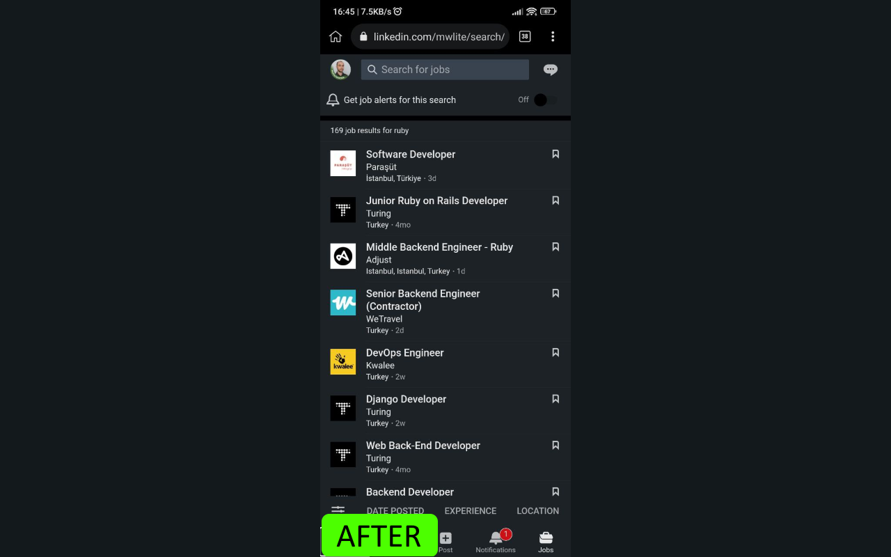 LinkJobs Promoted Hider Extension chrome谷歌浏览器插件_扩展第3张截图