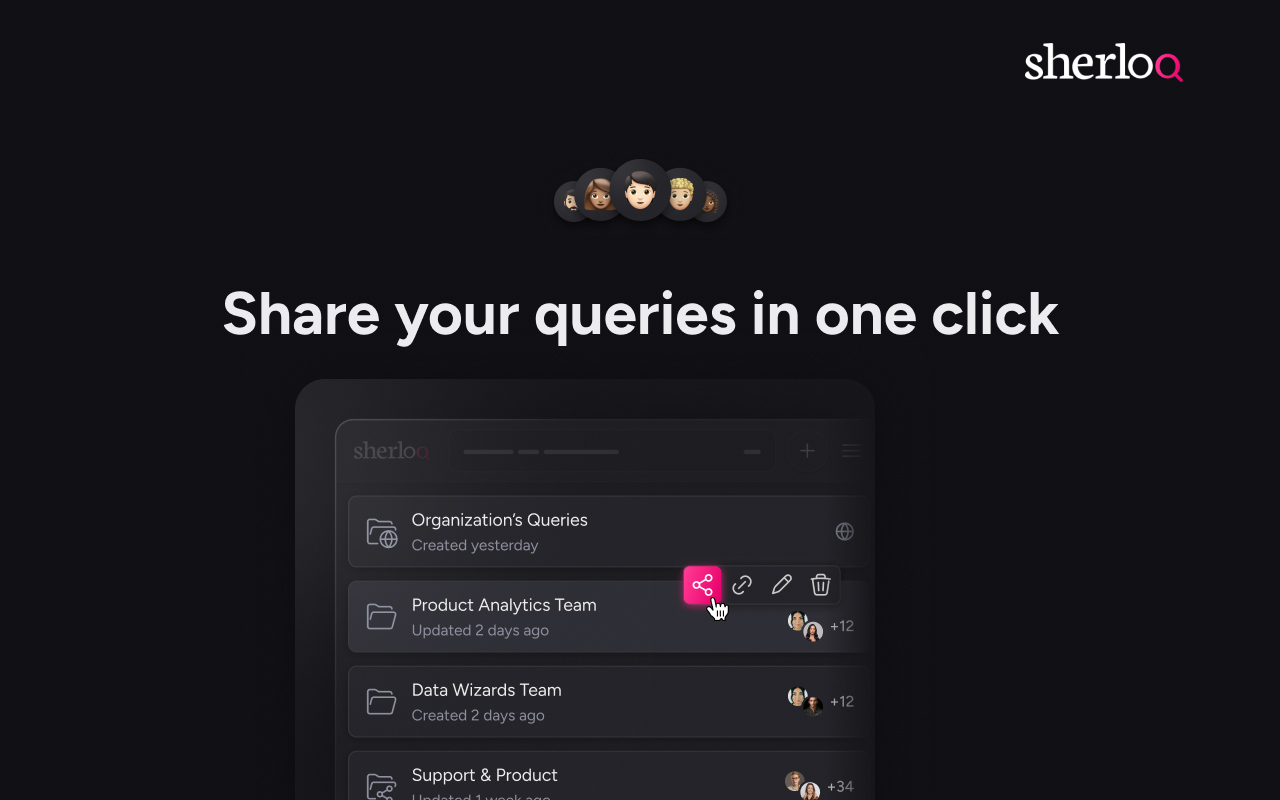 Sherloq - Save, Share & Simplify your queries chrome谷歌浏览器插件_扩展第5张截图