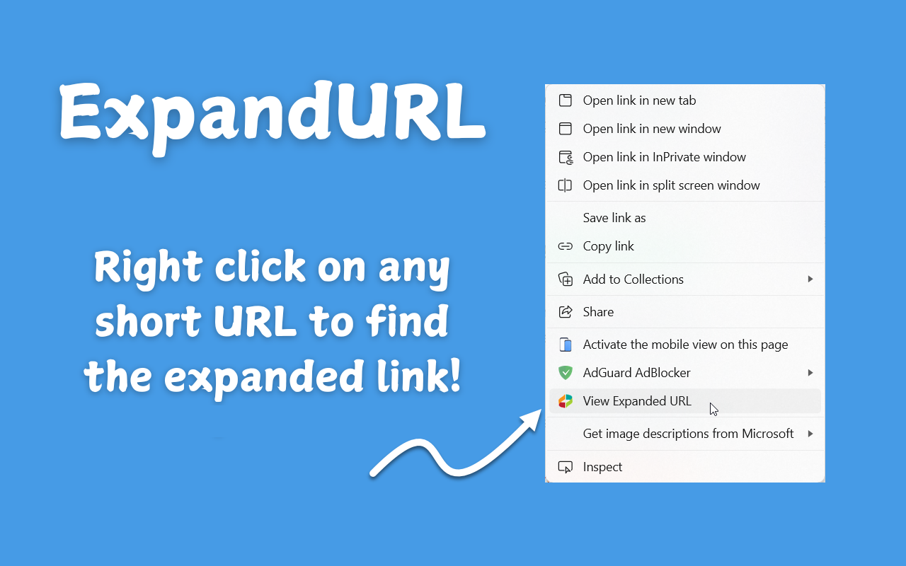 Expand URL chrome谷歌浏览器插件_扩展第3张截图