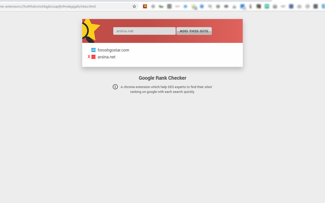 Google rank checker chrome谷歌浏览器插件_扩展第2张截图