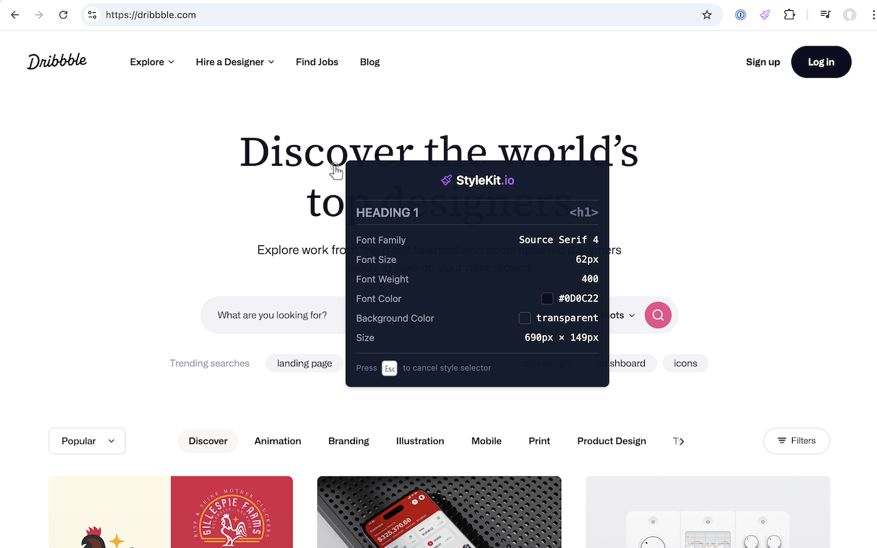StyleKit.io chrome谷歌浏览器插件_扩展第5张截图