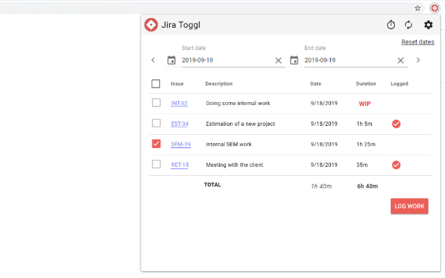 Jira Toggl chrome谷歌浏览器插件_扩展第1张截图