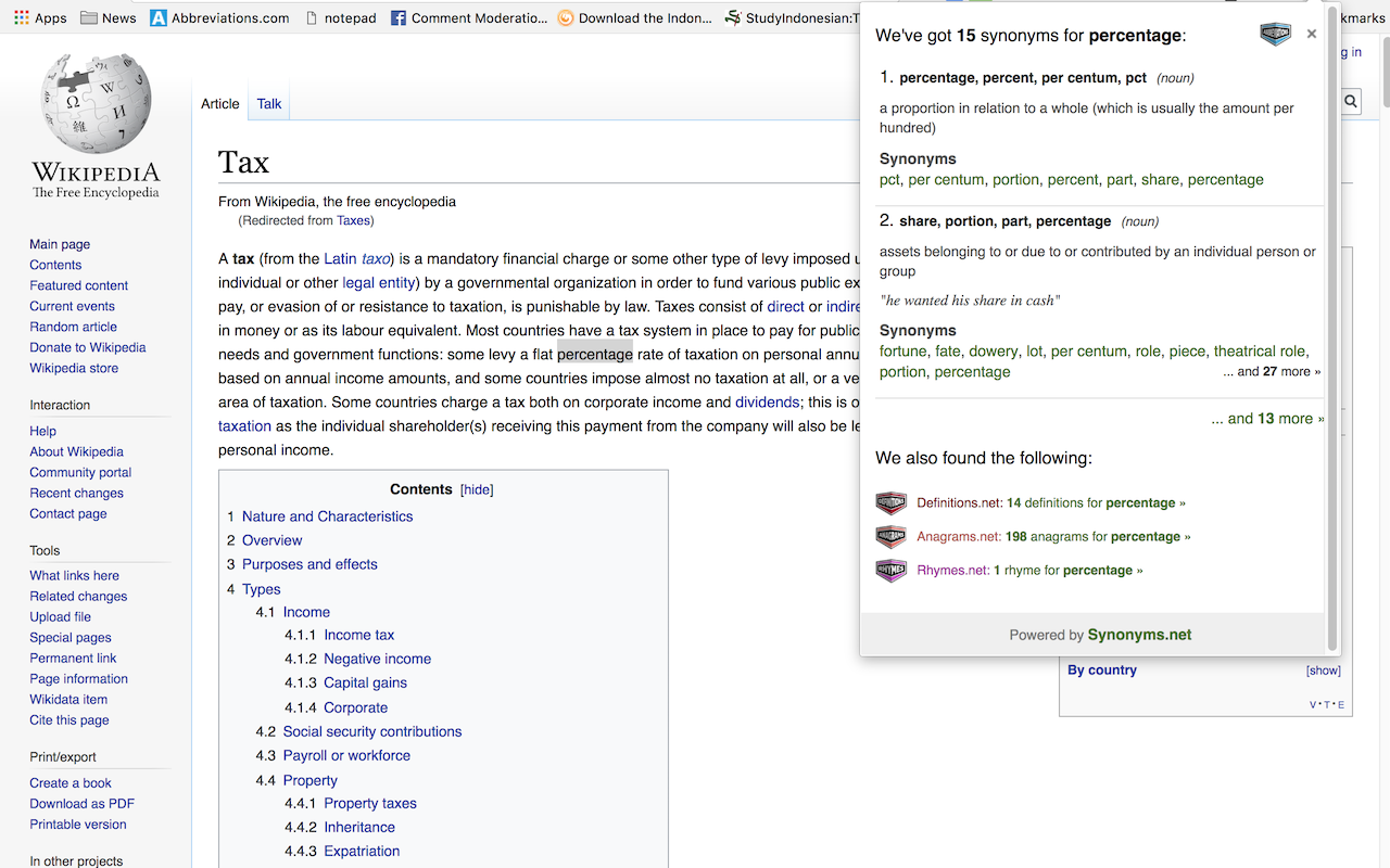 Synonyms.com chrome谷歌浏览器插件_扩展第2张截图