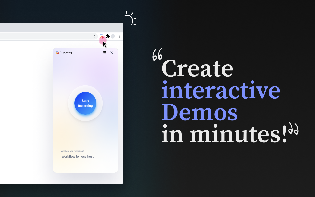 20Paths - Make Demos & Guides fast chrome谷歌浏览器插件_扩展第3张截图