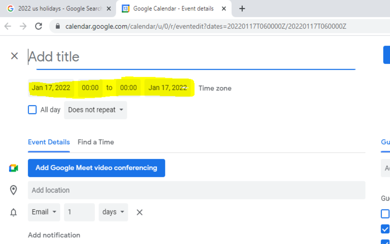Save to Google Calendar chrome谷歌浏览器插件_扩展第1张截图