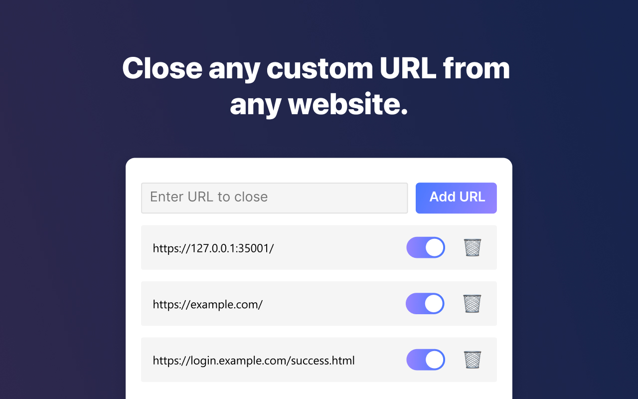 TabCloser chrome谷歌浏览器插件_扩展第1张截图