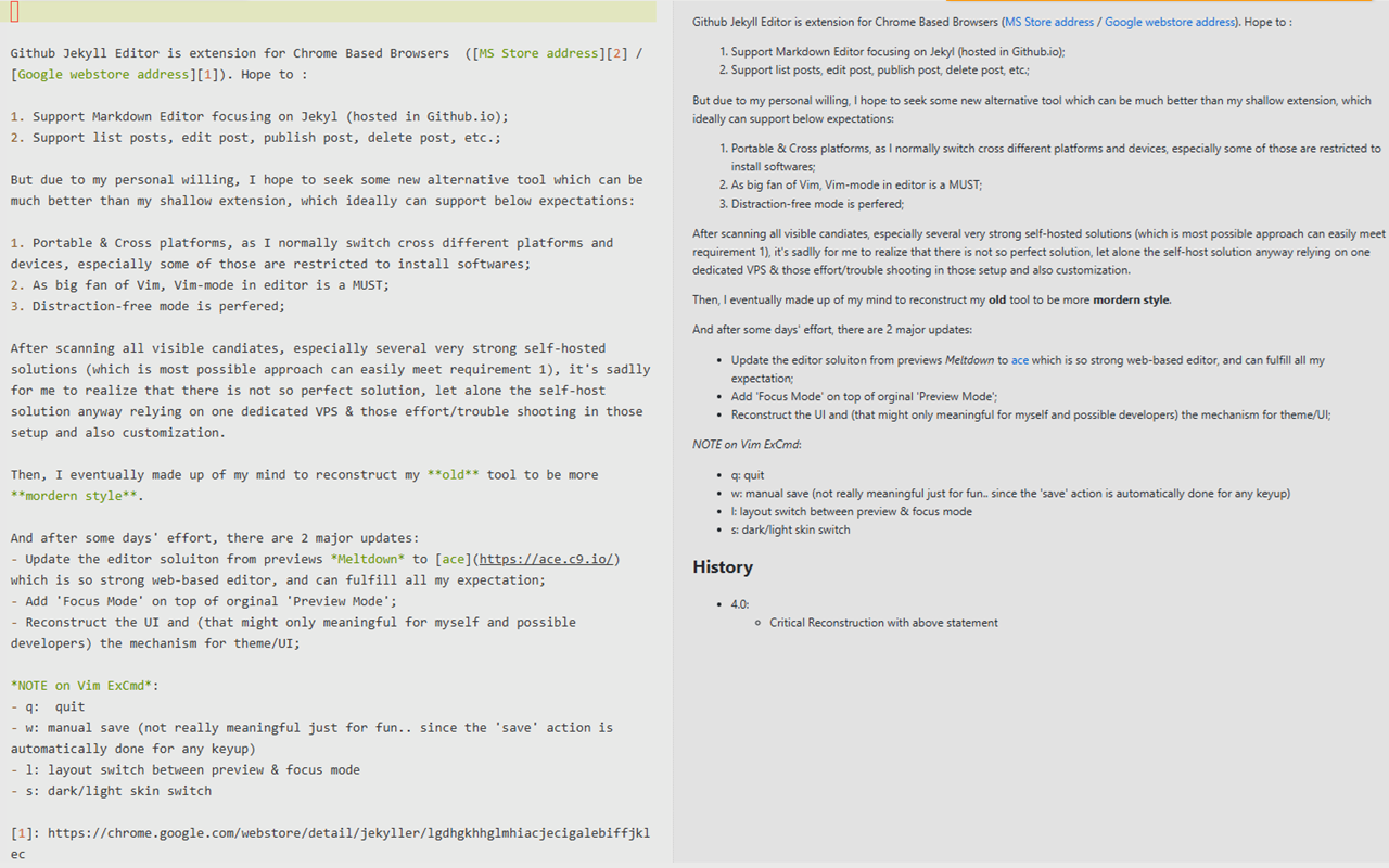 Github Jekyll Blog Editor chrome谷歌浏览器插件_扩展第2张截图