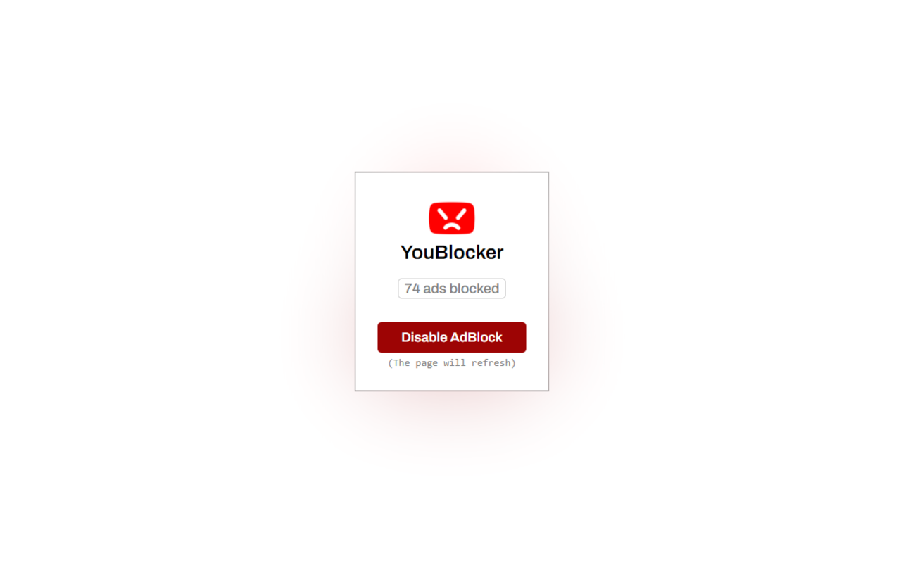 YouBlocker chrome谷歌浏览器插件_扩展第3张截图