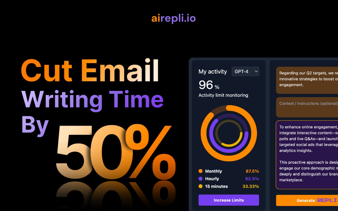 AI Email Generator Powered by GPT-4o chrome谷歌浏览器插件_扩展第2张截图