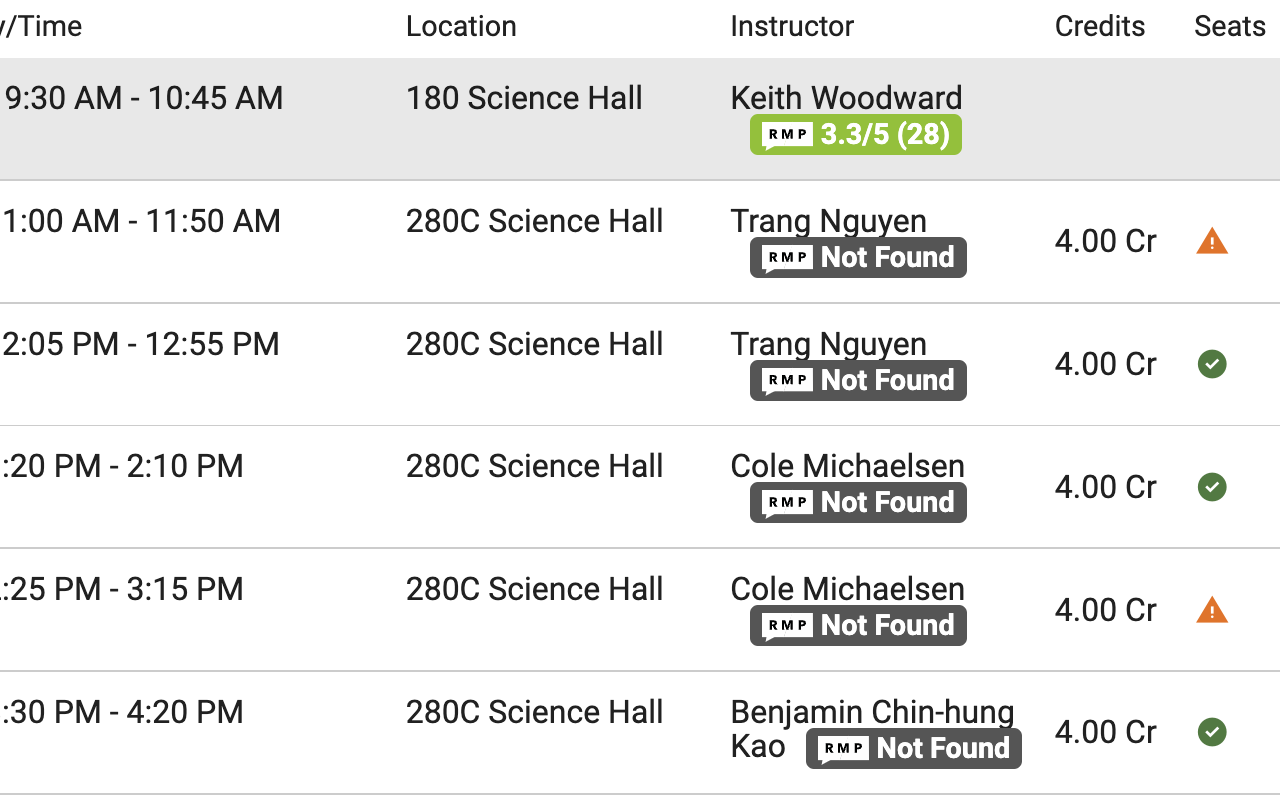 UW Madison - Course Search & Enroll + chrome谷歌浏览器插件_扩展第1张截图