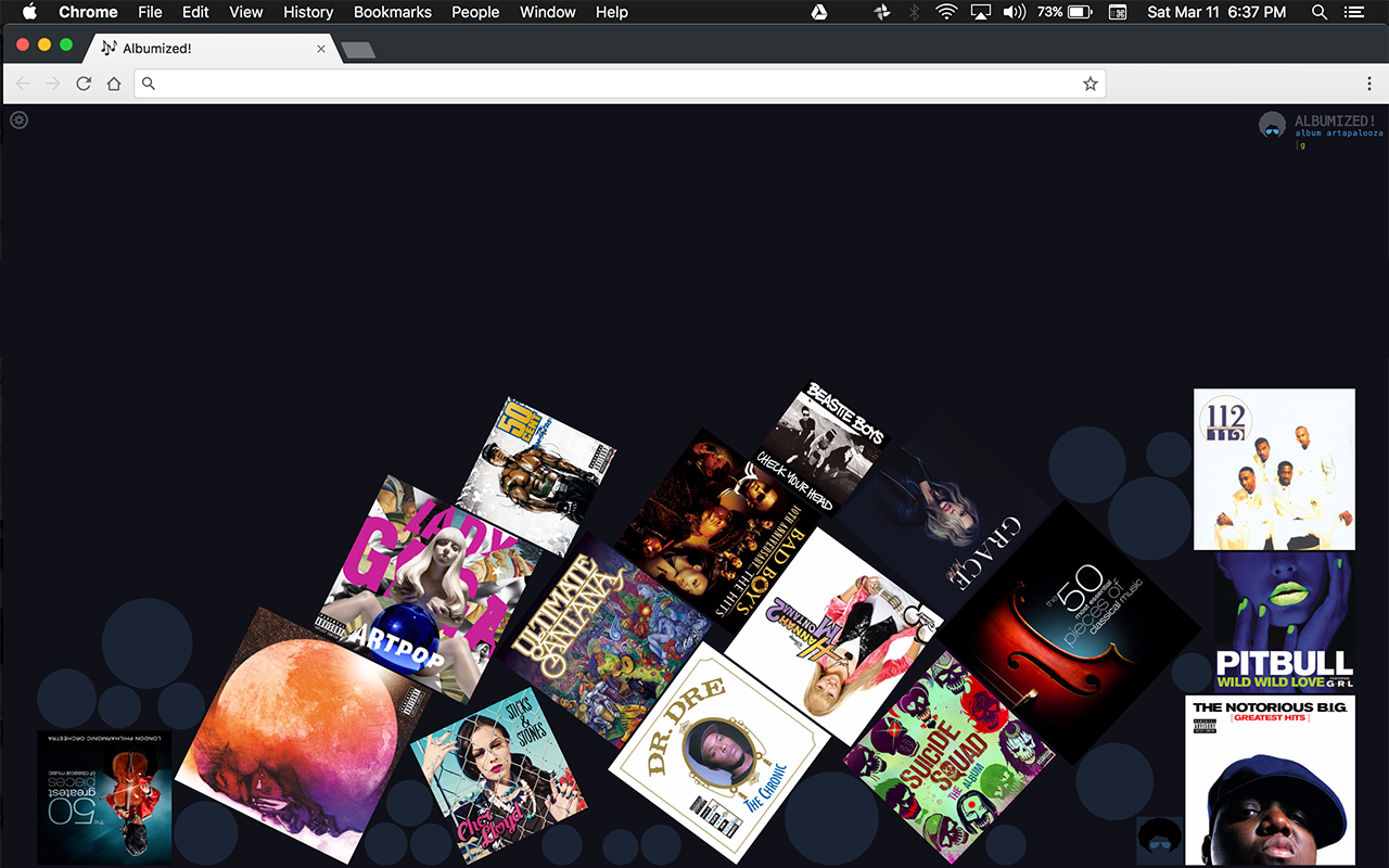 Albumized! chrome谷歌浏览器插件_扩展第2张截图