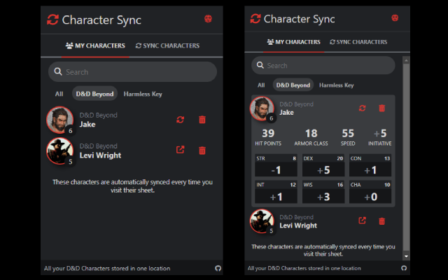 D&D Character Sync chrome谷歌浏览器插件_扩展第2张截图