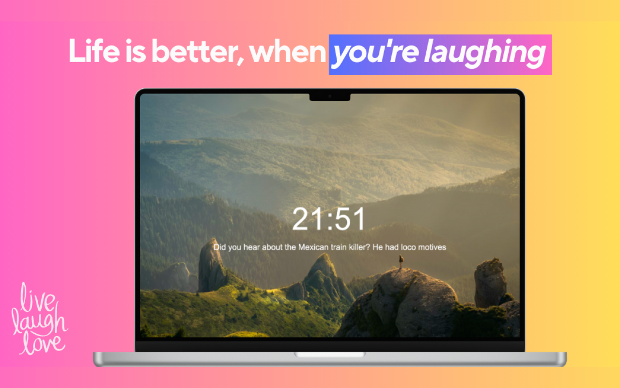 Jokes and Smiles - New Tab chrome谷歌浏览器插件_扩展第1张截图